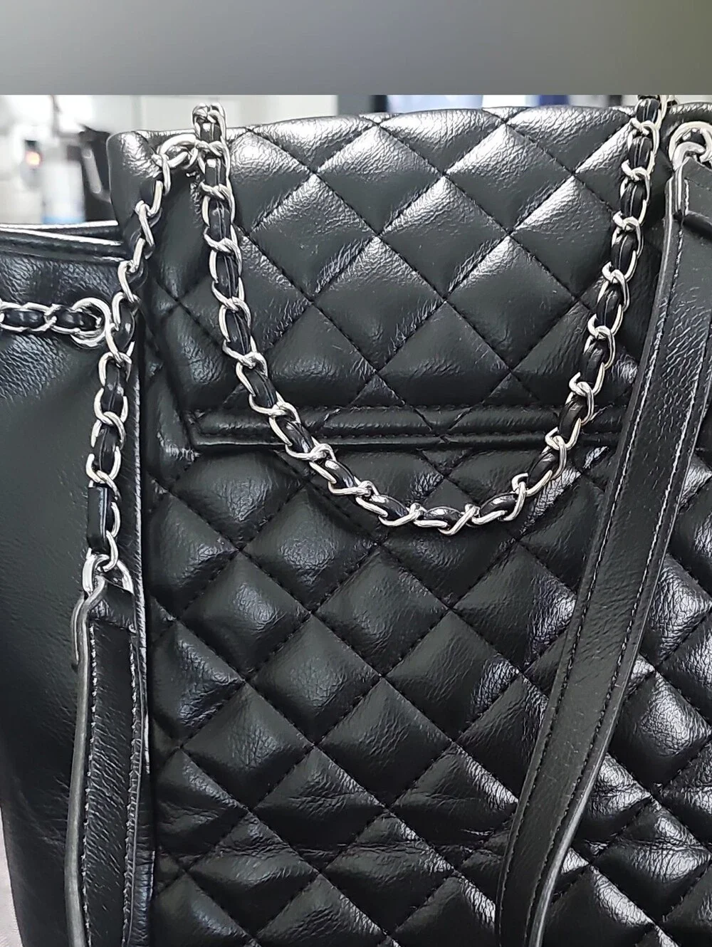 Chanel Black Quilted Double-Flap Shoulder Backpack with Silver Hardware
